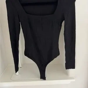 superdown | Tops | Superdown Classic Black Bodysuit | Poshmark